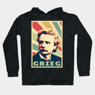 Edvard Grieg Vintage Colors Hoodie